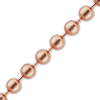 Bulk / Spooled Round Bead Chain in 14K Pink Gold (1.50 mm - 2.00 mm)