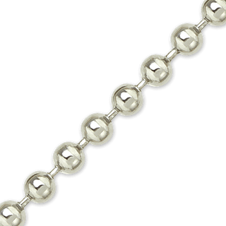 Bulk / Spooled Round Bead Chain in Stainless Steel (2.50 mm)