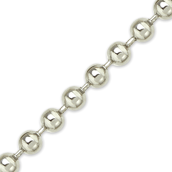 Bulk / Spooled Round Bead Chain in Stainless Steel (2.50 mm)