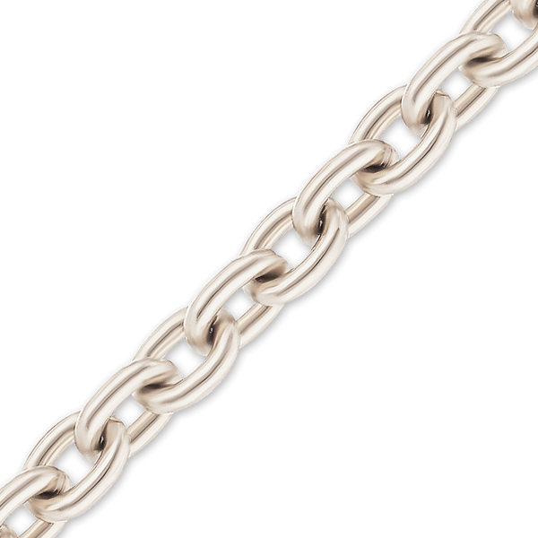 Bulk / Spooled Round Cable Chain in Platinum (1.00 mm - 2.30 mm)