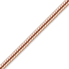 Bulk / Spooled Round Snake Chain in 14K Pink Gold (1.00 mm)