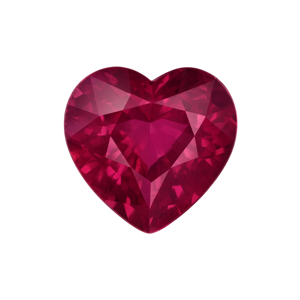 Heart Ruby - July Birthstones