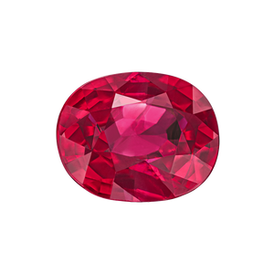 Oval Ruby - July Birthstones