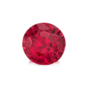 Round Ruby - July Birthstones
