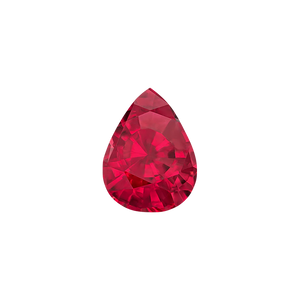 Pear Shape Ruby - July Birthstones
