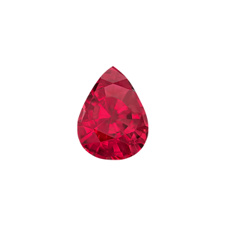 Pear Shape Ruby - July Birthstones