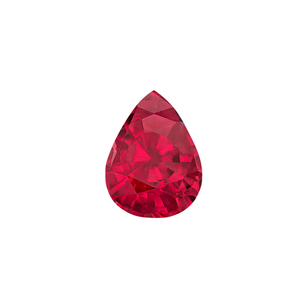 Pear Shape Ruby - July Birthstones