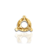 Three Prong Round Standard Settings in 14K Gold (2.00 mm - 4.00 mm)