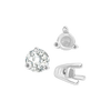 Three Prong Tapered Set in 14K Gold (2.75 mm - 5.75 mm)