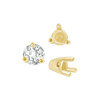 Three Prong Tapered Set in 14K Gold (2.75 mm - 5.75 mm)