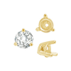 Three Prong Tapered Set in 14K Gold (2.75 mm - 5.75 mm)