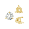 Three Prong Tapered Set in 14K Gold (2.75 mm - 5.75 mm)