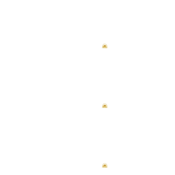 Three Prong Round Tapered Base Wire Basket Settings in 14K Gold (4.00 mm - 9.25 mm)