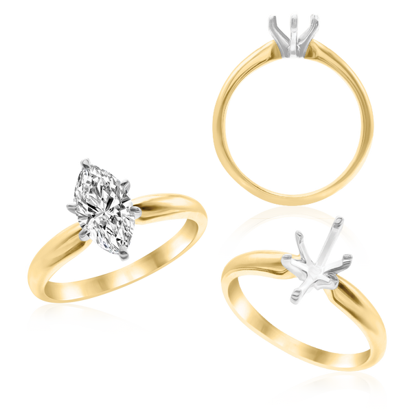 Marquise Shape Solitaire