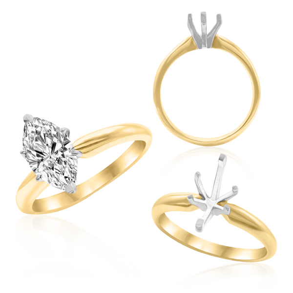 Marquise Shape Solitaire