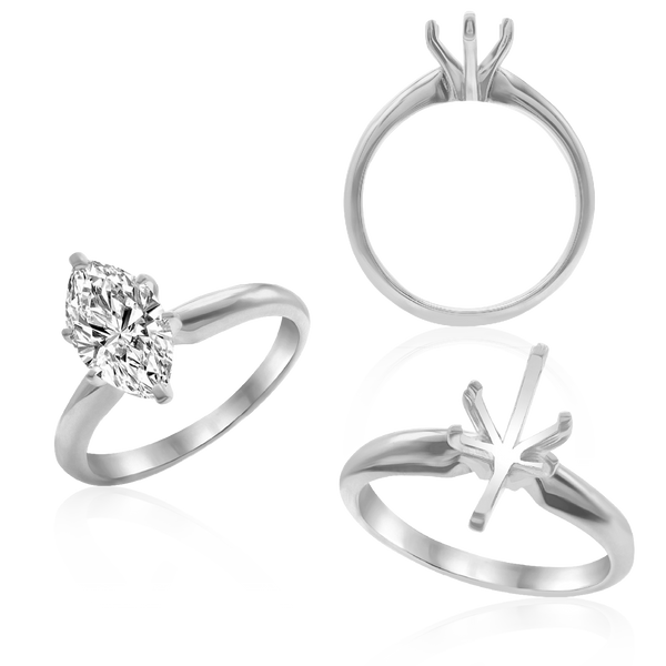 Marquise Shape Solitaire