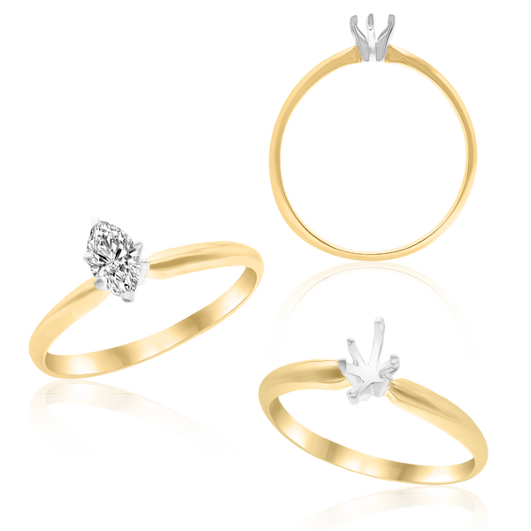 Marquise Shape Solitaire