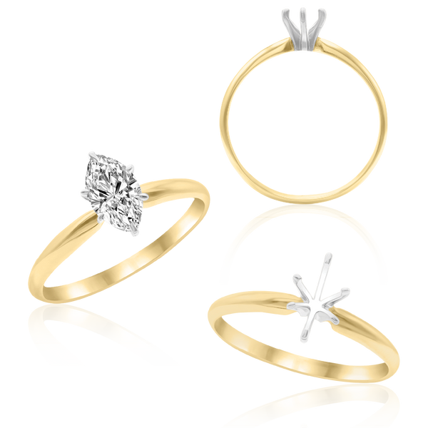 Marquise Shape Solitaire