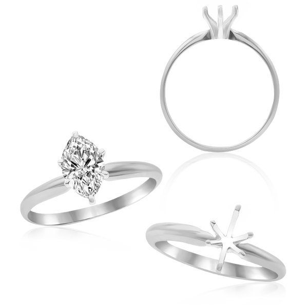 Marquise Shape Solitaire