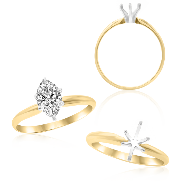 Marquise Shape Solitaire