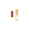 Straight Baguette Settings With Airline in 14K Gold (1.75 x 1.50 mm - 8.00 x 3.75 mm)