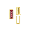Straight Baguette Settings With Airline in 14K Gold (1.75 x 1.50 mm - 8.00 x 3.75 mm)