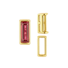 Straight Baguette Settings With Airline in 14K Gold (1.75 x 1.50 mm - 8.00 x 3.75 mm)
