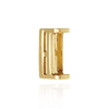 Straight Baguette Settings With Airline in 14K Gold (1.75 x 1.50 mm - 8.75 x 3.75 mm)