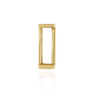 Straight Baguette Settings With Airline in 14K Gold (1.75 x 0.50 mm - 8.75 x 3.75 mm)
