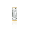 Straight Baguette Settings With Airline in 14K Gold (1.75 x 1.50 mm - 8.75 x 3.75 mm)