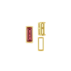 Straight Baguette Settings With Airline in 14K Gold (1.75 x 1.50 mm - 8.00 x 3.75 mm)