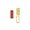 Straight Baguette Settings With Airline in 14K Gold (1.75 x 1.50 mm - 8.00 x 3.75 mm)