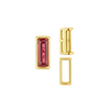 Straight Baguette Settings With Airline in 14K Gold (1.75 x 1.50 mm - 8.00 x 3.75 mm)