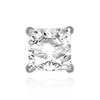 Four Prong Cushion Heavy Basket Settings in Sterling Silver (4.00 x 4.00 mm - 10.00 x 10.00 mm)