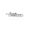 Box Clasps with Brick Design (2 mm)