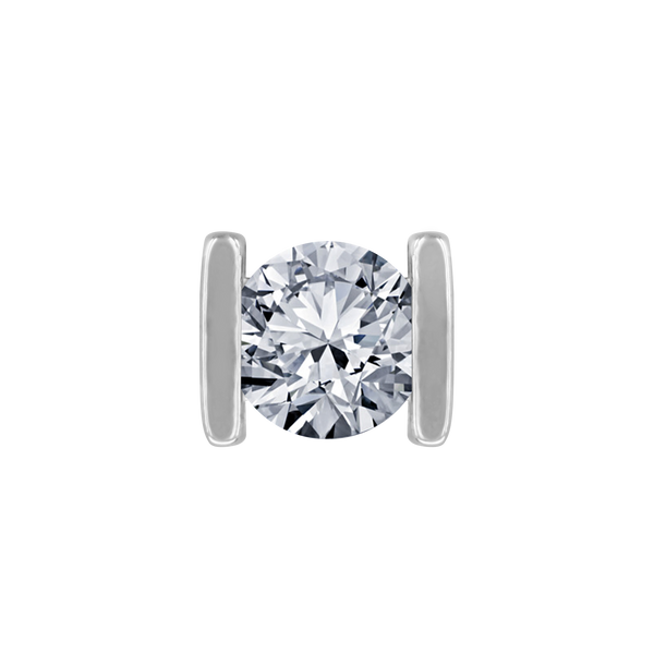 Round Straight Bar Bezels in Sterling Silver (3.00 mm - 5.20 mm)