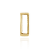 Straight Baguette Single Base Settings in 14K Gold (1.75 x 1.00 mm - 8.75 x 3.75 mm)