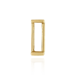 Straight Baguette Single Base Settings in Sterling Silver (1.75 x 1.00 mm - 8.75 x 3.75 mm)