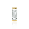 Straight Baguette Single Base Settings in 14K Gold (1.75 x 1.00 mm - 8.75 x 3.75 mm)