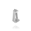 Tapered Baguette Single Base Settings in 18K Gold (2.00 x 1.75 mm - 8.25 x 3.75 mm)