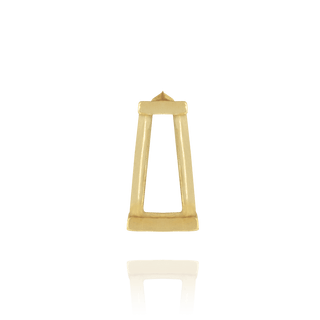 Tapered Baguette Single Base Settings in 18K Gold (2.00 x 1.75 mm - 8.25 x 3.75 mm)