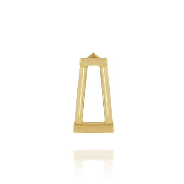 Tapered Baguette Single Base Settings in 14K Gold (2.00 x 1.75 mm - 8.25 x 3.75 mm)