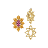 8 Stone Marquise Shape Cluster Tops (4.00 x 1.75 mm - 8.00 x 4.00 mm)