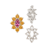 8 Stone Marquise Shape Cluster Tops (4.00 x 1.75 mm - 8.00 x 4.00 mm)