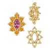 8 Stone Marquise Shape Cluster Tops (4.00 x 1.75 mm - 8.00 x 4.00 mm)