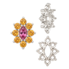 8 Stone Marquise Shape Cluster Tops (4.00 x 1.75 mm - 8.00 x 4.00 mm)