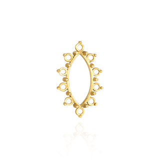 10 Stone Marquise Shape Cluster Tops (4.00 x 1.75 mm - 18.00 x 9.00 mm)