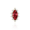 10 Stone Marquise Shape Cluster Tops (4.00 x 1.75 mm - 18.00 x 9.00 mm)