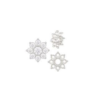 8 Stone Round Cluster Tops (3.00 mm - 6.50 mm)