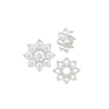 8 Stone Round Cluster Tops (3.00 mm - 6.50 mm)
